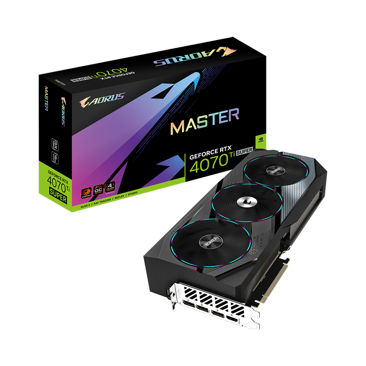 Card màn hình Gigabyte AORUS GeForce RTX­­ 4070 Ti SUPER MASTER 16G