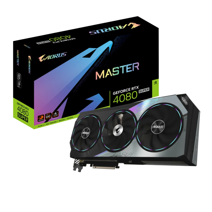 Card màn hình GIGABYTE AORUS GeForce RTX™ 4080 SUPER MASTER 16G (N408SAORUS M-16GD)