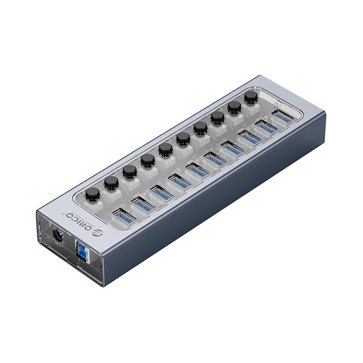 Bộ chia USB HUB 10 cổng USB 3.0 ORICO AT2U3-10AB-GY