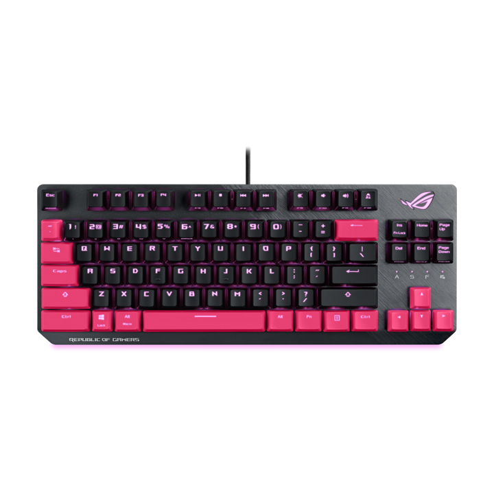 Bàn phím cơ Asus ROG Strix Scope TKL Electro Punk Red