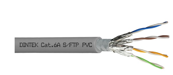 Cáp mạng chống nhiễu CAT.6A S-FTP 305m DINTEK 1105-06027