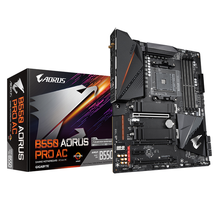 Mainboard Gigabyte B550 AORUS PRO AC (AMD)