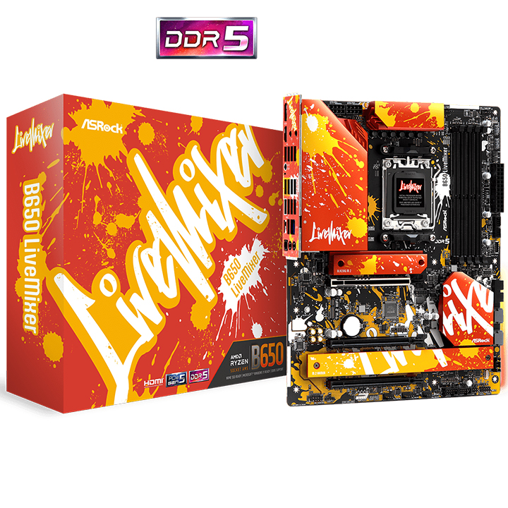 Mainboard ASRock B650 LiveMixer (AMD)