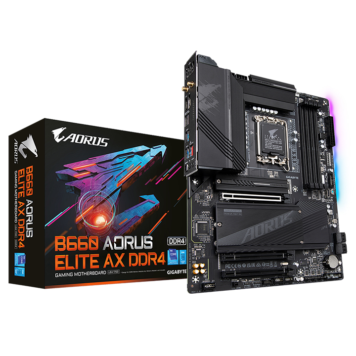 Mainboard Gigabyte B660 AORUS ELITE AX DDR4 (Intel)