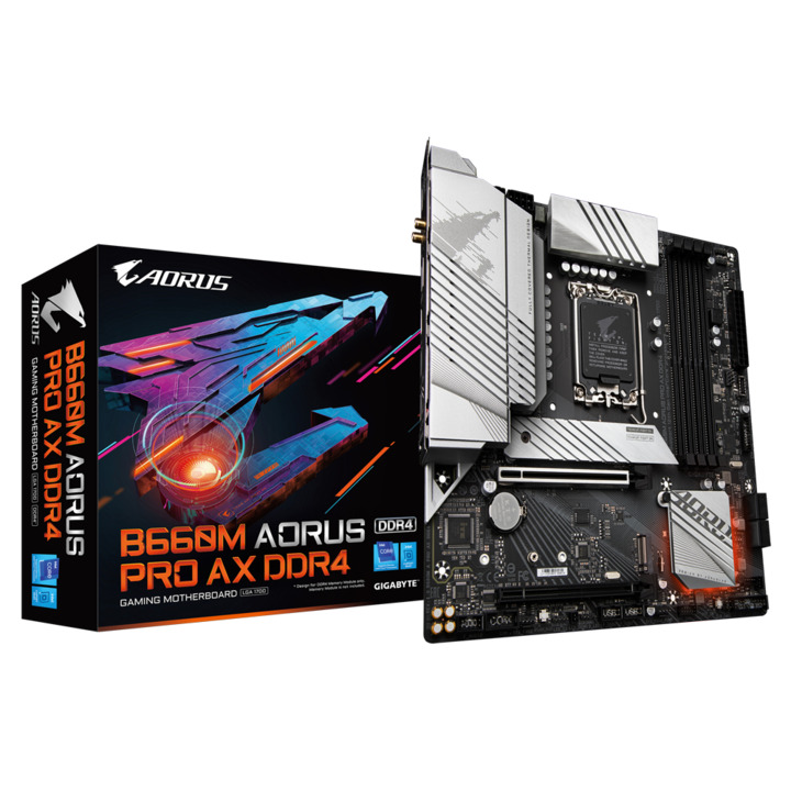 Mainboard Gigabyte B660M AORUS PRO AX DDR4 (Intel)