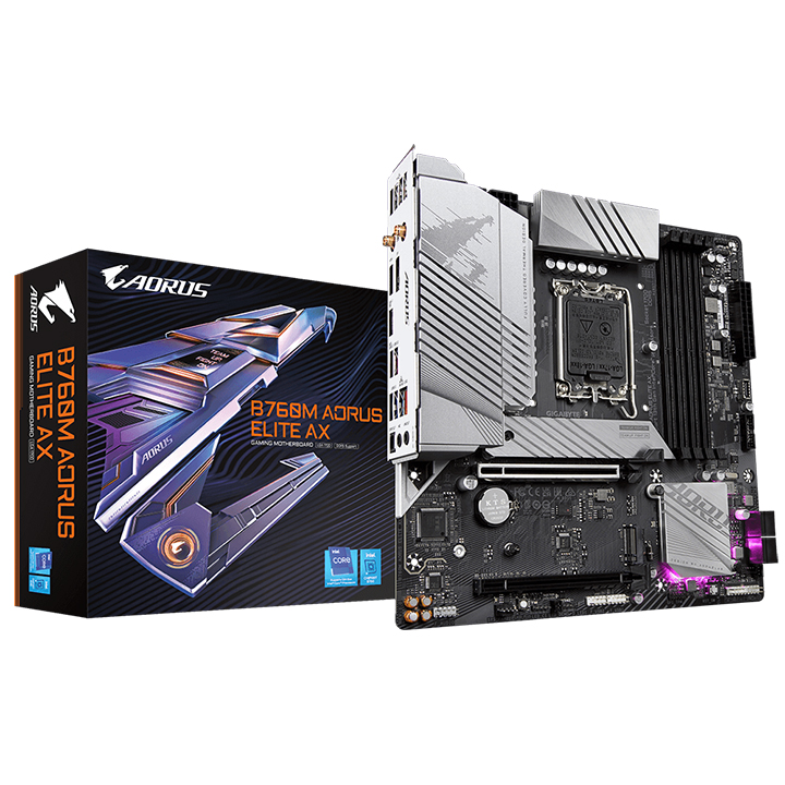 Mainboard Gigabyte B760M AORUS ELITE AX (Intel)