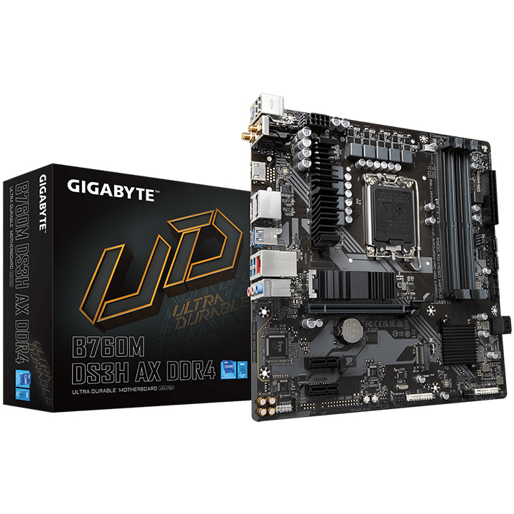 Mainboard Gigabyte B760M DS3H AX DDR4 (Intel)