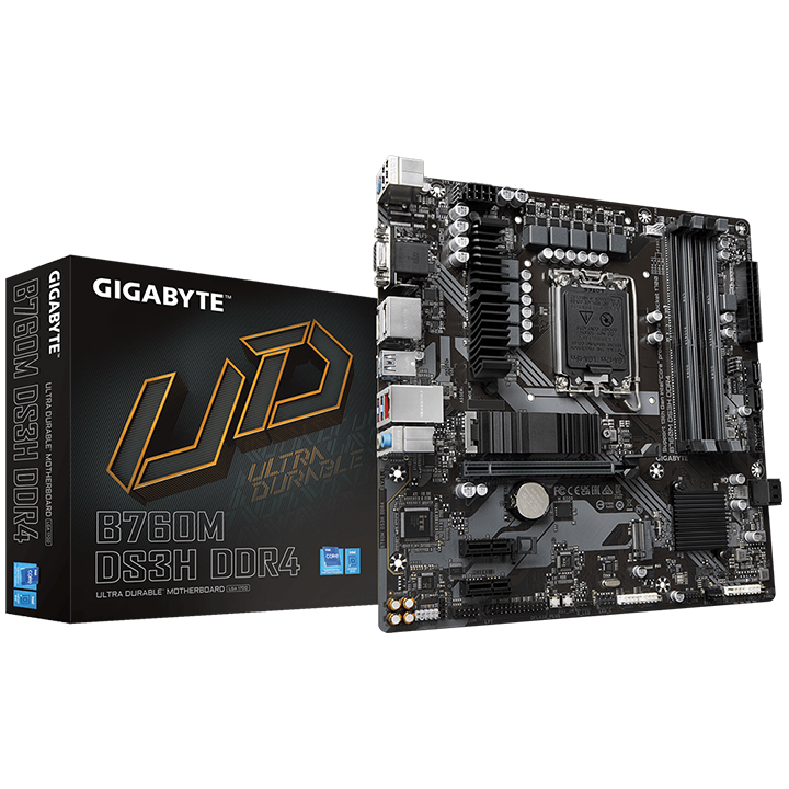 Mainboard Gigabyte B760M DS3H DDR4 (Intel)