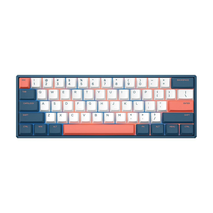 Bàn phím cơ IQunix F60 Coral Sea 60% Hot-Swappable Mechanical - Cherry Switch