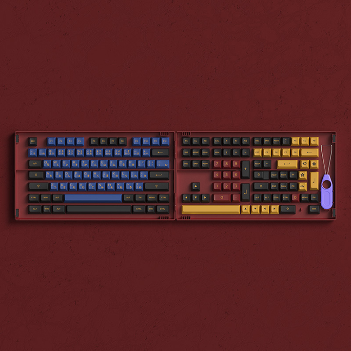 Set keycap AKKO Blue And Red Samurai (226 nút)