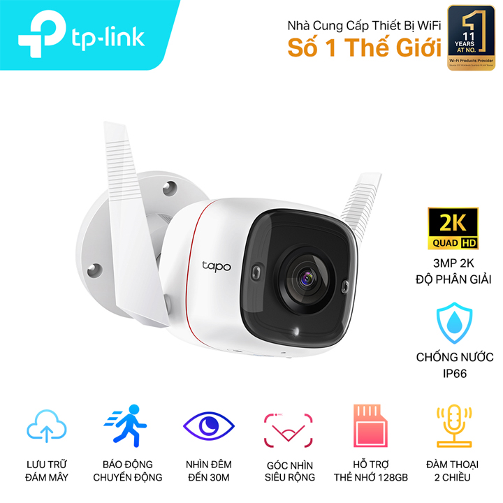 Camera Wi-Fi An Ninh Ngoài Trời TP-Link Tapo C310