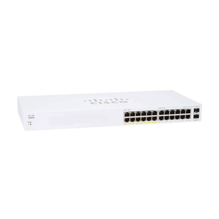 Unmanaged Switch 24 cổng Gigabit PoE Cisco CBS110-24PP-EU (12 cổng PoE 100W)