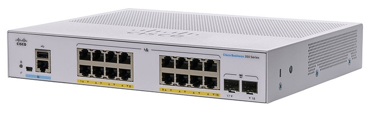 Switch Cisco CBS350-16P-2G-EU