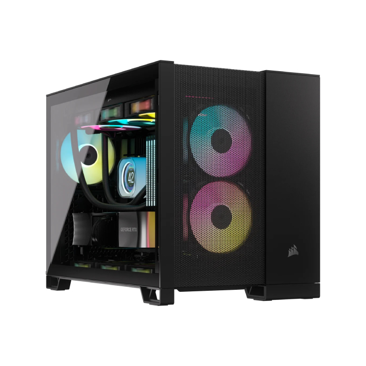 Case Corsair 2500D Airflow Tempered Glass Mid-Tower Black CC-9011263-WW