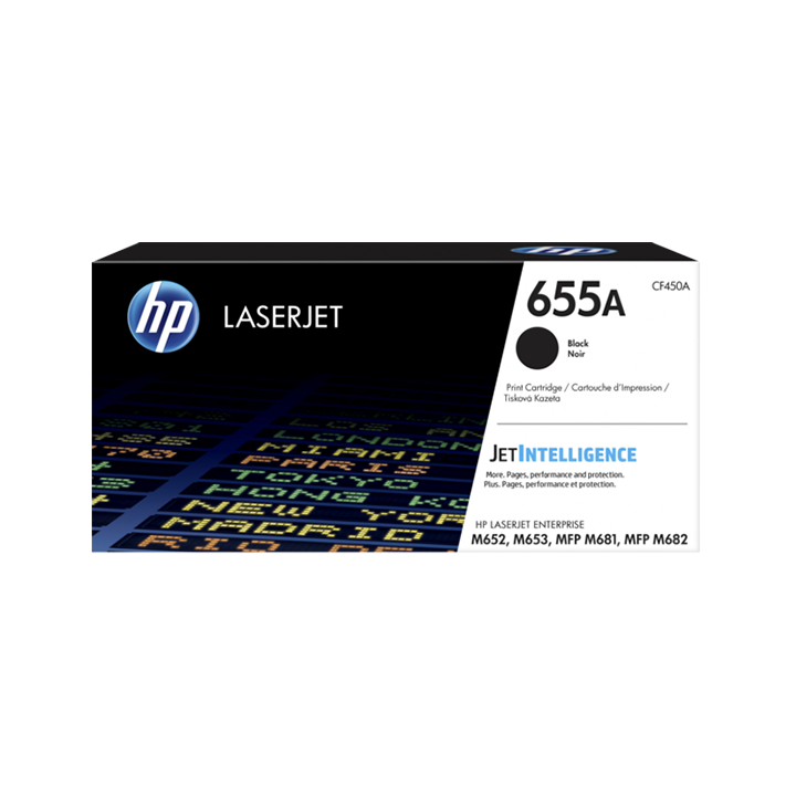 Mực in HP 655A Black Original LaserJet Toner Cartridge (CF450A)