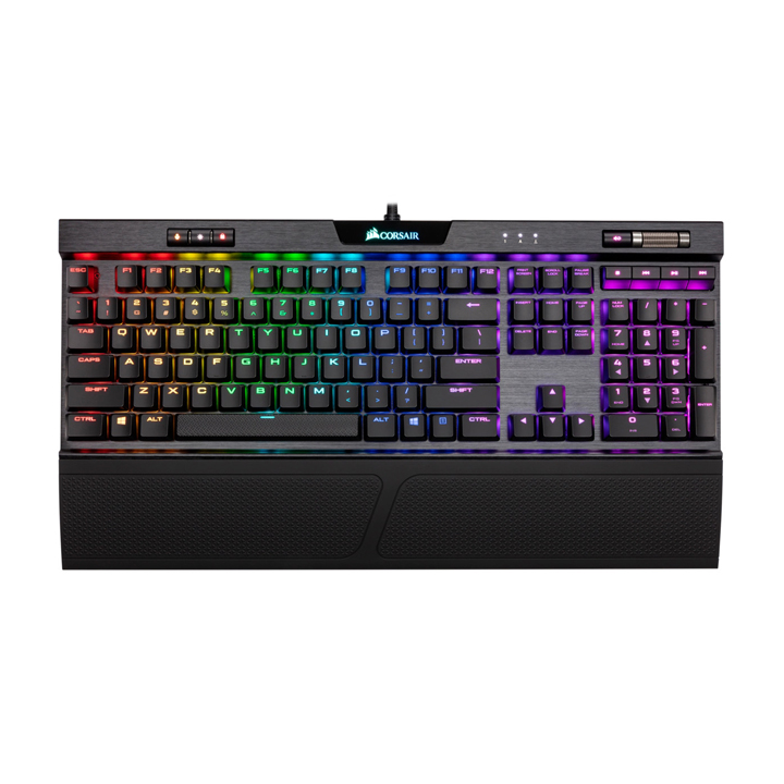 Bàn Phím Cơ Corsair K70 RGB MK.2-BLK-MX Low Profile Mx Red CH-9109017-NA