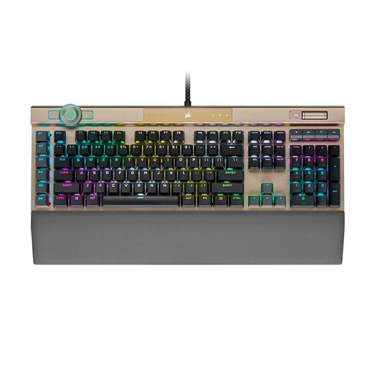 Bàn phím Corsair K100 Midnight Gold-OPX RF-RGB CH-912A21A-NA