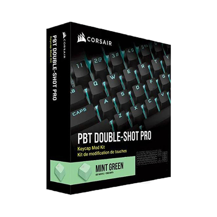 Bộ nút thay thế Corsair Keycap PBT Double-Shot PRO TBD Mint CH-9911080-NA