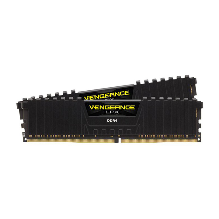 KIT Ram Corsair Vengeance LPX Black 16GB (2x8GB) DDR4 3200Mhz CMK16GX4M2E3200C16