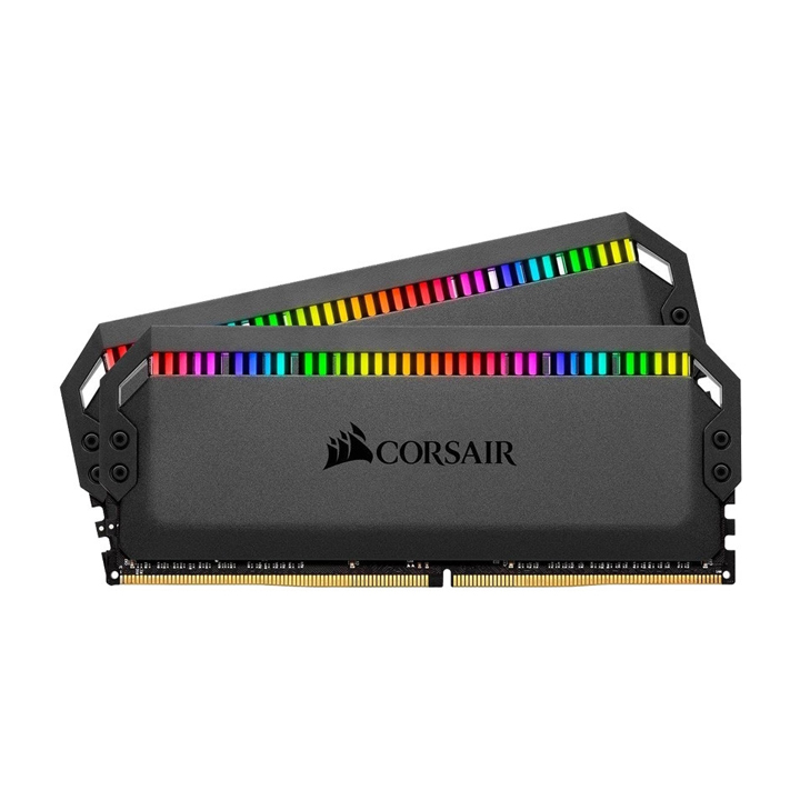 KIT Ram Corsair Dominator Platinum RGB Black 32GB (2x16GB) DDR4 3200Mhz CMT32GX4M2E3200C16