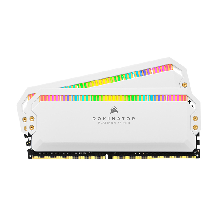 KIT Ram Corsair Dominator Platinum RGB White 32GB (2x16GB) DDR4 3200Mhz CMT32GX4M2E3200C16W