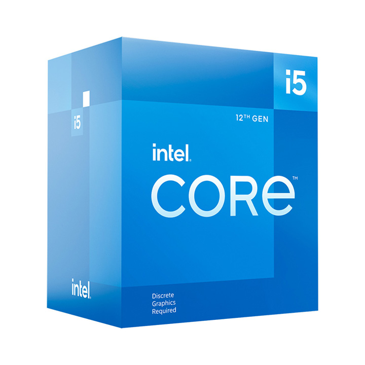 CPU Intel Core i5-12400F (2.5GHz up to 4.4GHz, 18MB) - LGA 1700