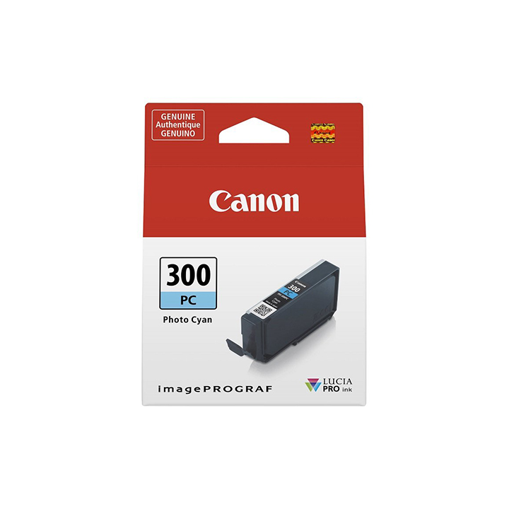 Mực in Canon PFI-300 Photo Cyan Ink Cartridge (4197C001)