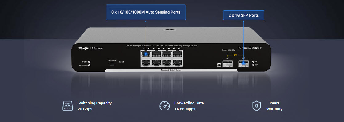 RG-NBS3100-8GT2SFP