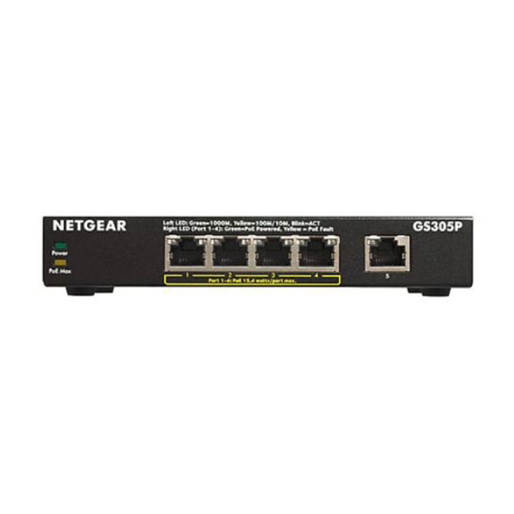 Gigabit Switch POE Netgear 5 Port GS305P