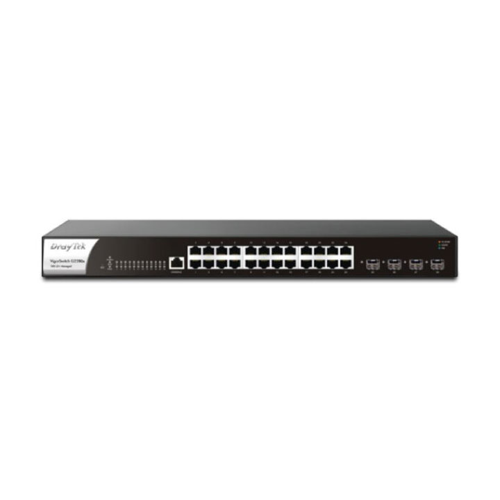 Layer2+ Managed Switch 24 Port Gigabit DrayTek Vigorswitch G2280x