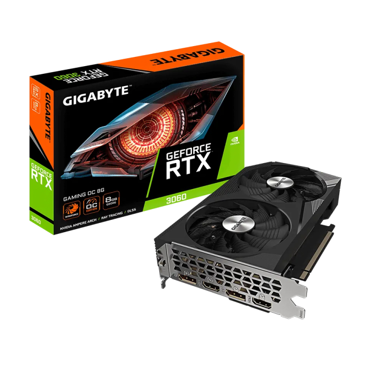 Card màn hình GIGABYTE GeForce RTX™ 3060 GAMING OC 8G (N3060GAMING OC-8GD)