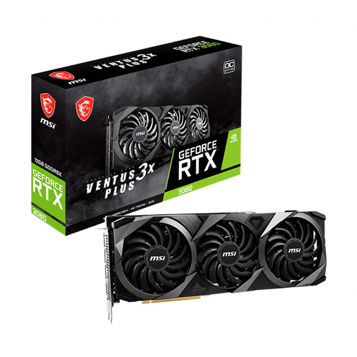 Card màn hình MSI GeForce RTX 3080 VENTUS 3X PLUS 12G OC LHR