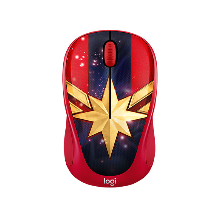 Chuột không dây Logitech M238 Captain Marvel