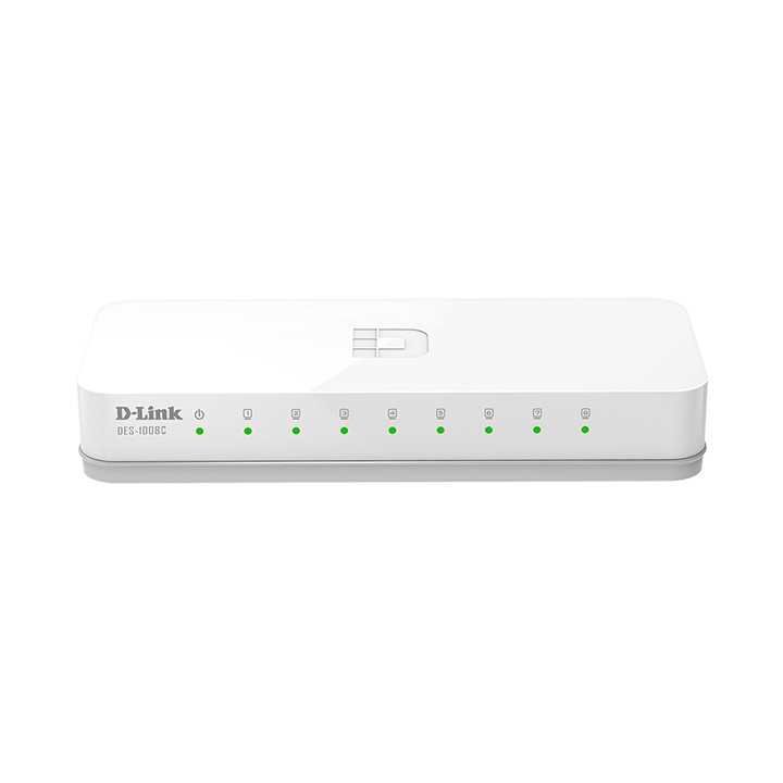 Unmanaged Switch Desktop 8 Port 10/100 Mbps D-Link DES-1008C