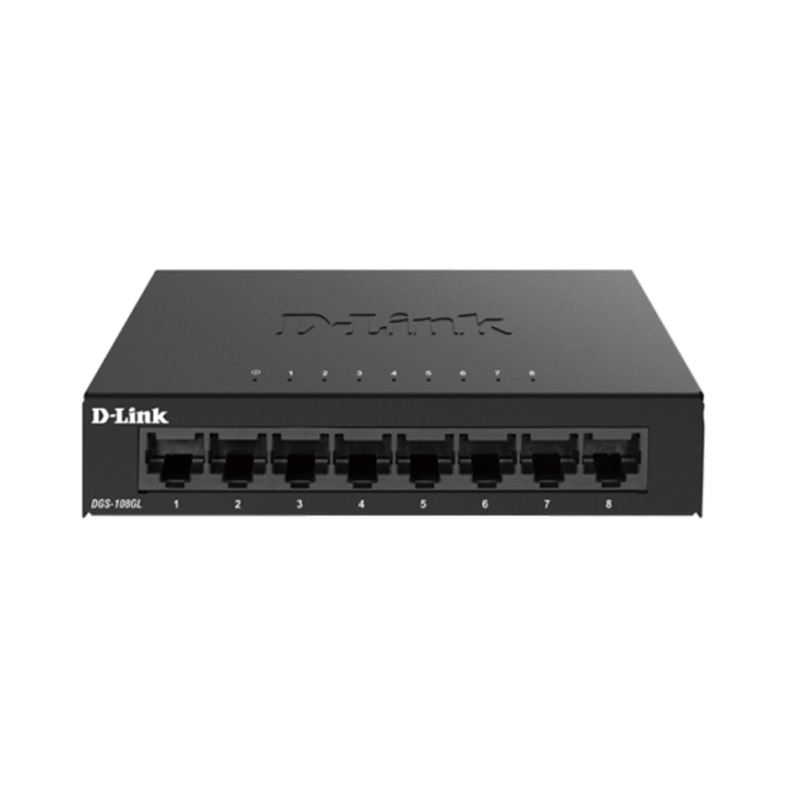 Unmanaged Gigabit Switch 8 Port Metal Desktop D-LINK DGS-108GL