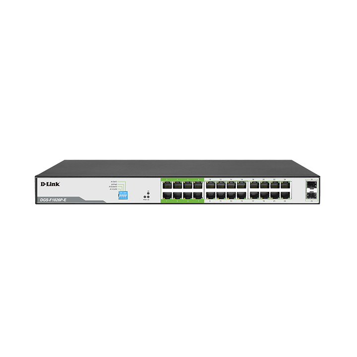 Switch 24 Port 10/100/1000 PoE D-Link DGS-F1026P-E