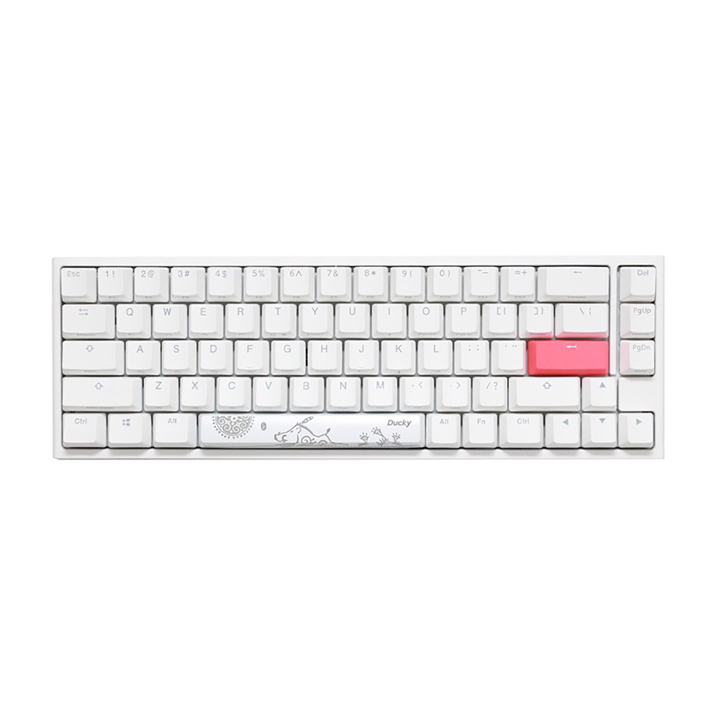 Bàn phím cơ Ducky One 2 SF RGB Pure White - Cherry Switch