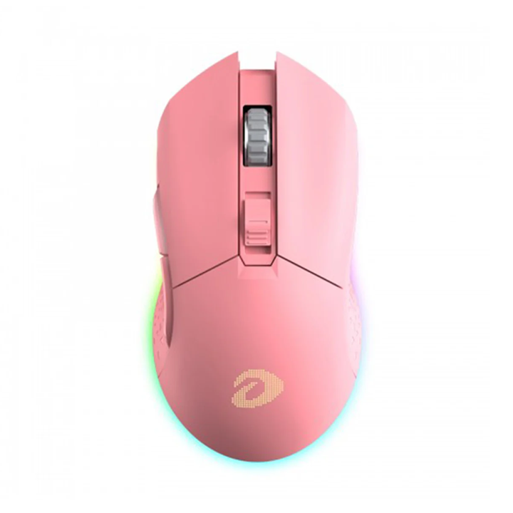 Chuột chơi game Dareu EM901 RGB Wireless Pink