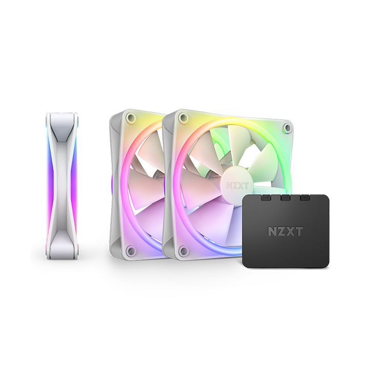 Fan Case NZXT F120 RGB DUO Triple Pack White