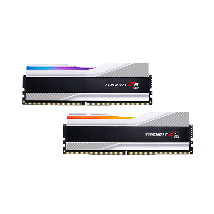 KIT Ram G.SKILL Trident Z5 RGB Silver DDR5 32GB (16GB x 2) 5200MHz F5-5200J4040A16GX2-TZ5RS