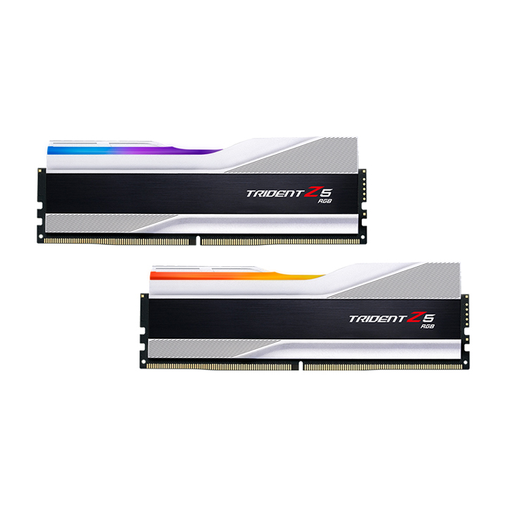 KIT Ram G.SKILL Trident Z5 RGB Silver DDR5 32GB (16GB x 2) 5600MHz F5-5600U3636C16GX2-TZ5RS