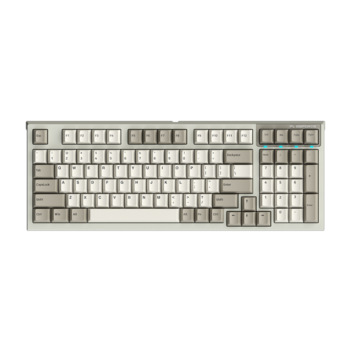 Bàn phím cơ FL-Esports FL980CPS Retro Grey