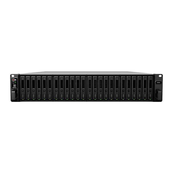 Thiết bị lưu trữ NAS Synology FS6400 24 bay 2.5'' SAS/SATA All-flash storage