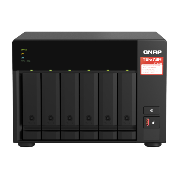 Thiết bị lưu trữ NAS QNAP 6 Bay TS-673A-8G