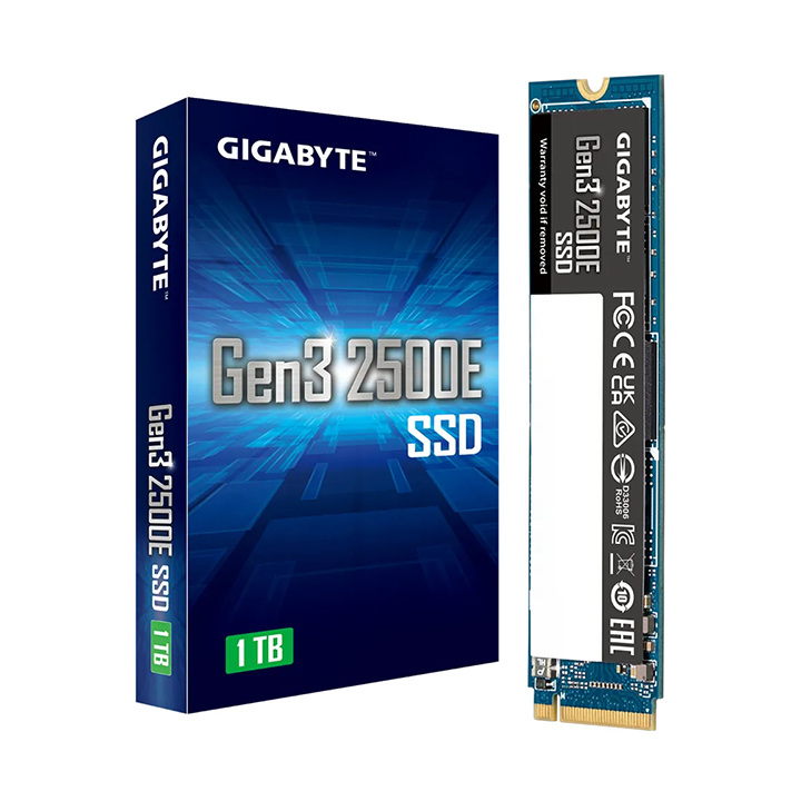 Ổ cứng SSD Gigabyte 2500E 1TB M2 2280 PCIe NVMe Gen3 x4 G325E1TB