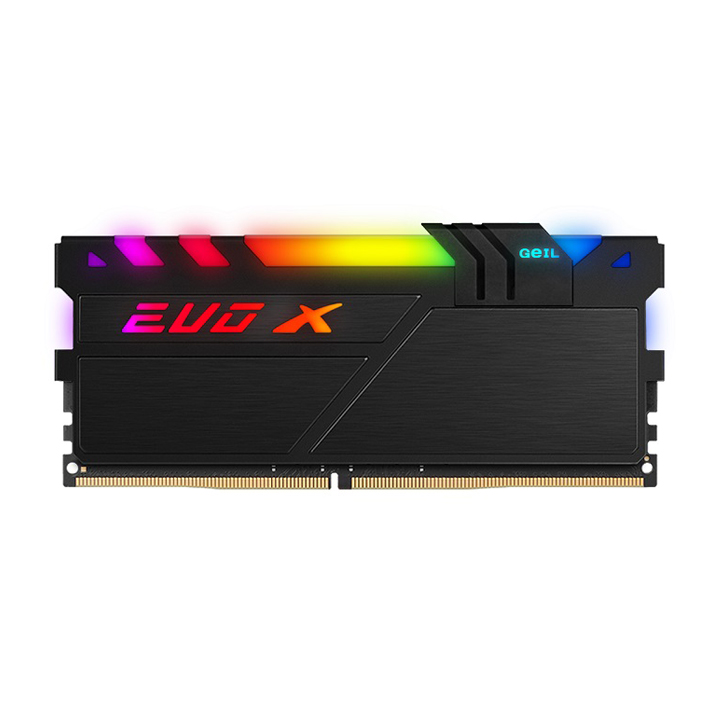 Ram GEIL EVO X II 16GB (1x16GB) DDR4 3200MHz - Tản nhiệt RGB GEXSB416GB3200C16BSC