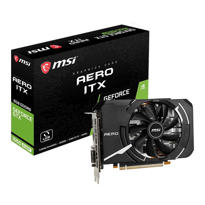 Card màn hình MSI Geforce GTX 1660 SUPER ™ AERO ITX