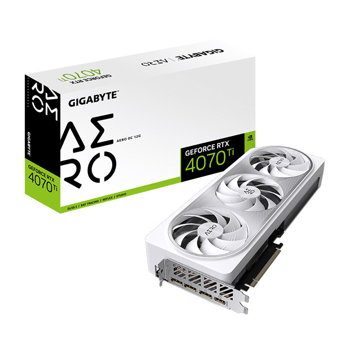 Card màn hình Gigabyte GeForce RTX 4070 Ti AERO OC 12G