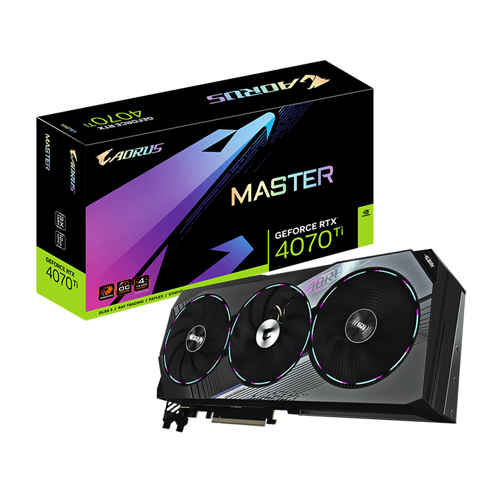 Card màn hình Gigabyte AORUS GeForce RTX 4070 Ti MASTER 12G