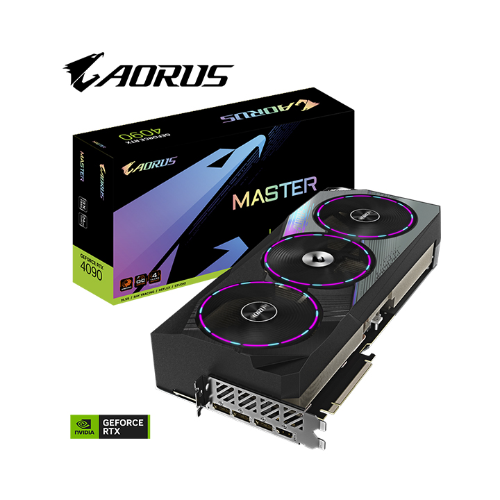 Card màn hình Gigabyte AORUS GeForce RTX® 4090 MASTER 24G GV-N4090AORUS M-24GD